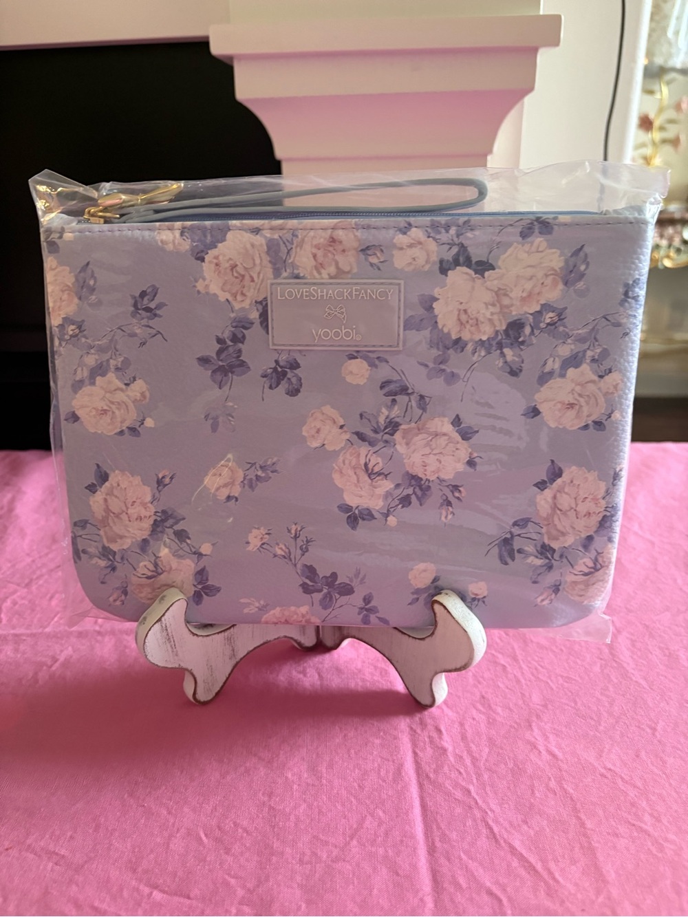 🎀LoveShackFancy X Target Yoobi Everblooming Rosettes Accessory Pouch 🎀